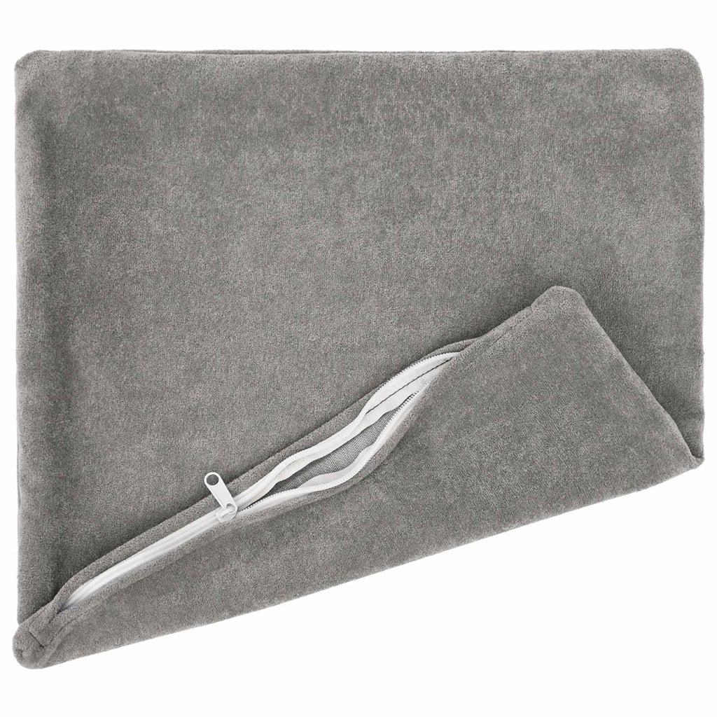 vidaXL Poszewka na poduszkę 2 pcs HEERLEN jasnoszary 50 x 50 cm