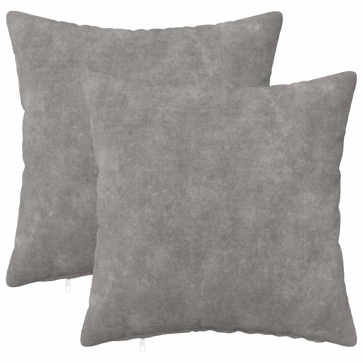 vidaXL Poszewka na poduszkę 2 pcs HEERLEN jasnoszary 50 x 50 cm