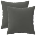 vidaXL Poszewka na poduszkę 2 pcs HEERLEN antracytowy 50 x 50 cm