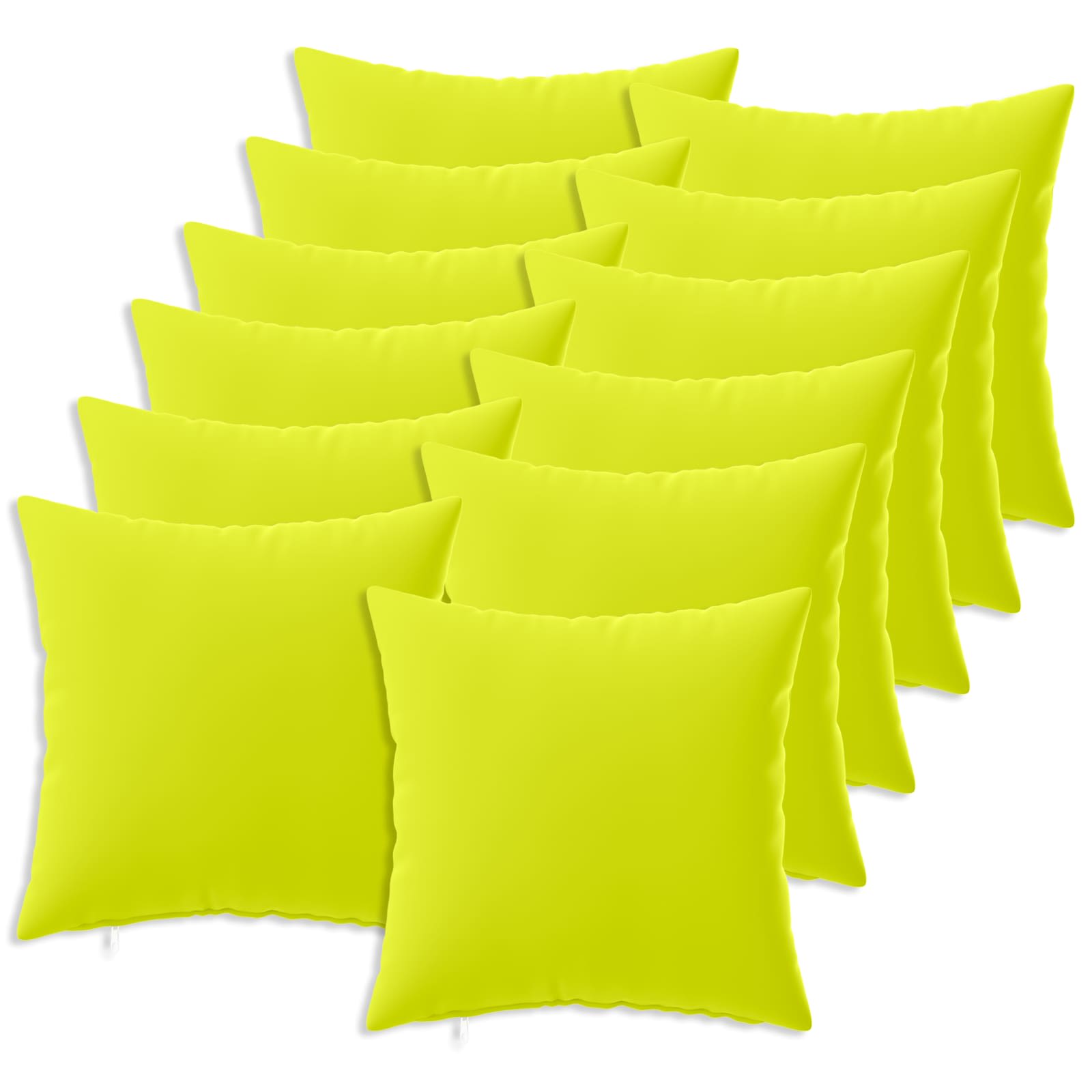 vidaXL Poszewka na poduszkę 12 pcs HEERLEN Jasnozielony 50 x 50 cm