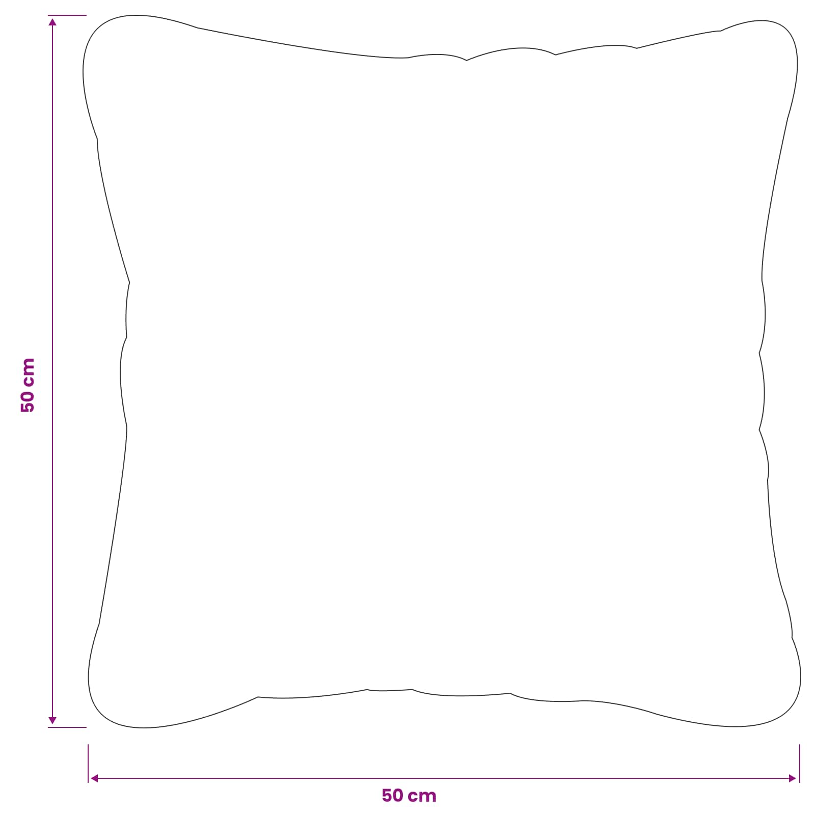 vidaXL Poszewka na poduszkę 2 pcs HEERLEN zielony 50 x 50 cm Poliester