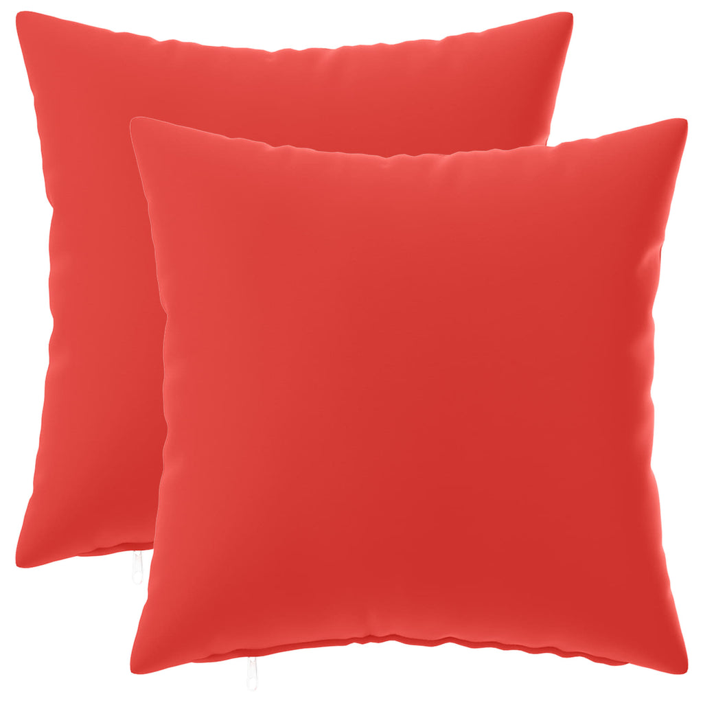 vidaXL Poszewka na poduszkę 2 pcs HEERLEN czerwony 50 x 50 cm