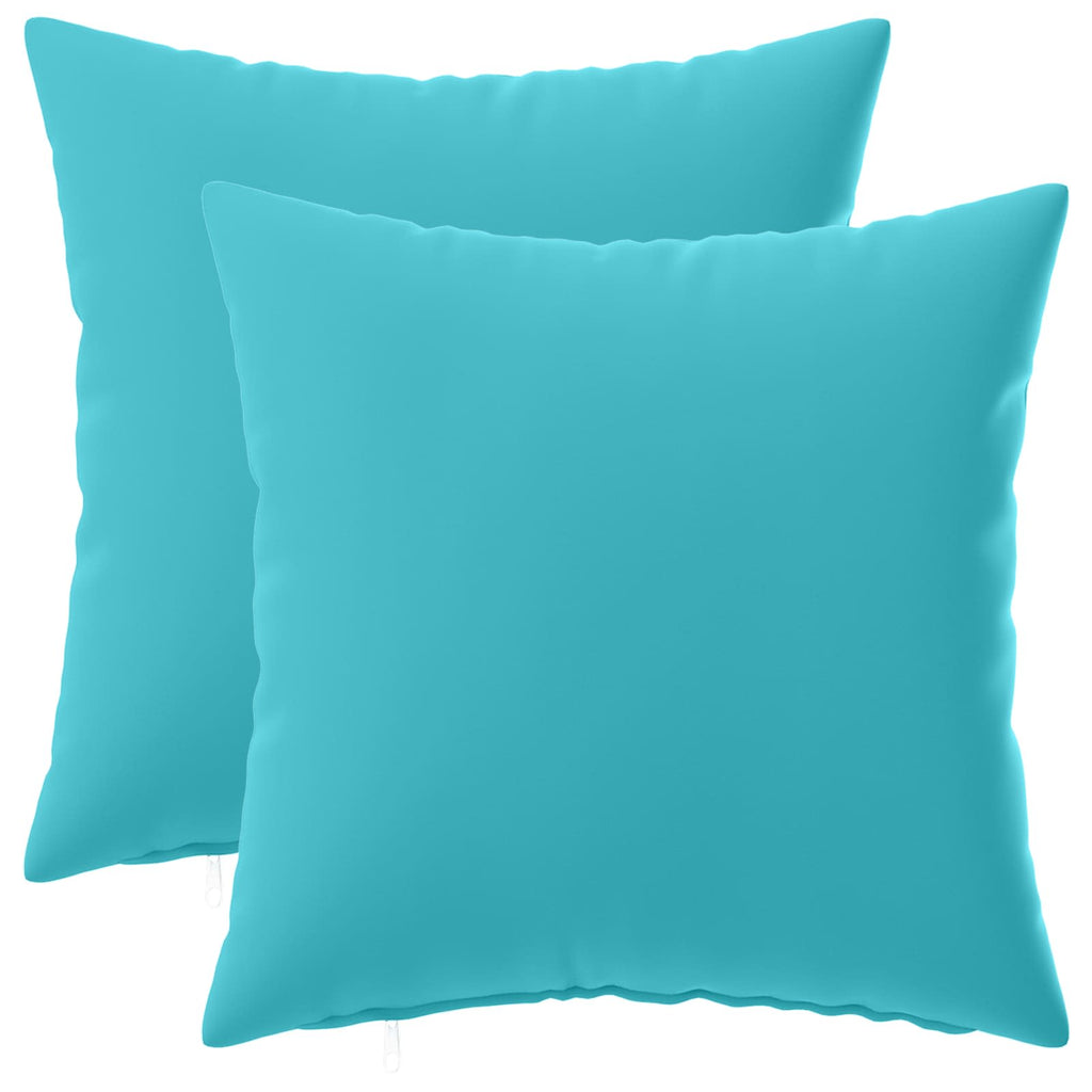 vidaXL Poszewka na poduszkę 2 pcs HEERLEN Turkusowy 50 x 50 cm