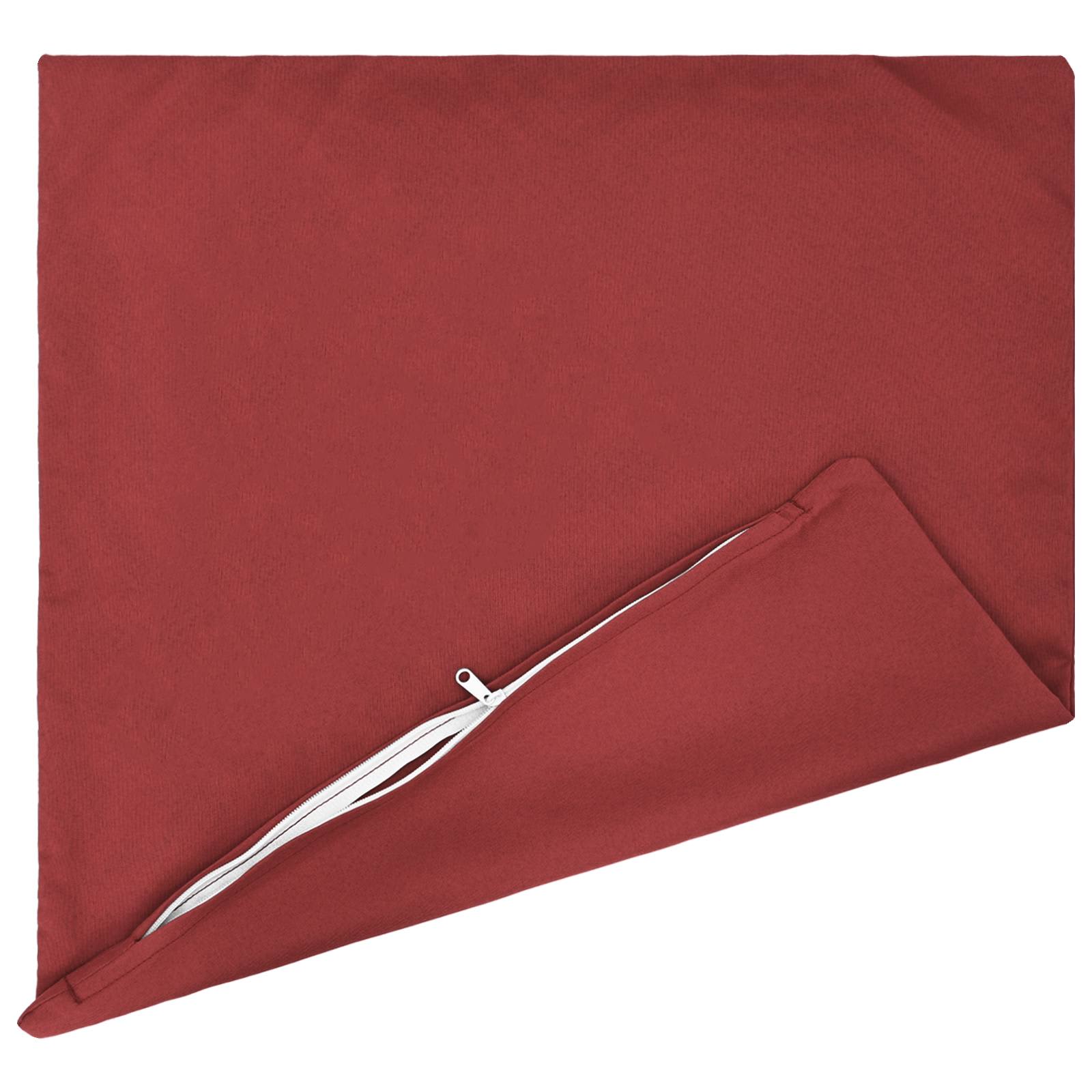 vidaXL Poszewka na poduszkę 2 pcs HEERLEN Czerwone wino 50 x 50 cm
