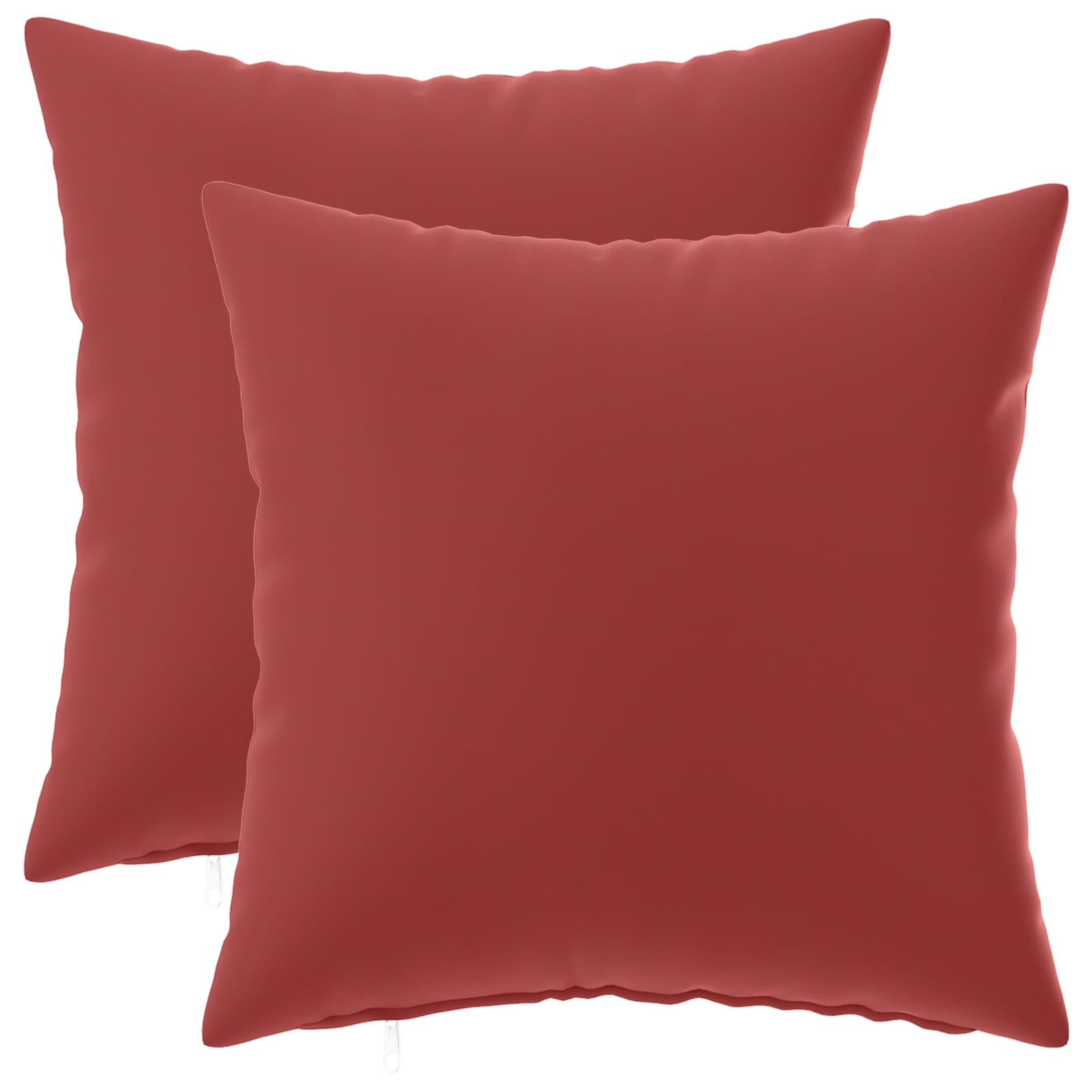 vidaXL Poszewka na poduszkę 2 pcs HEERLEN Czerwone wino 50 x 50 cm