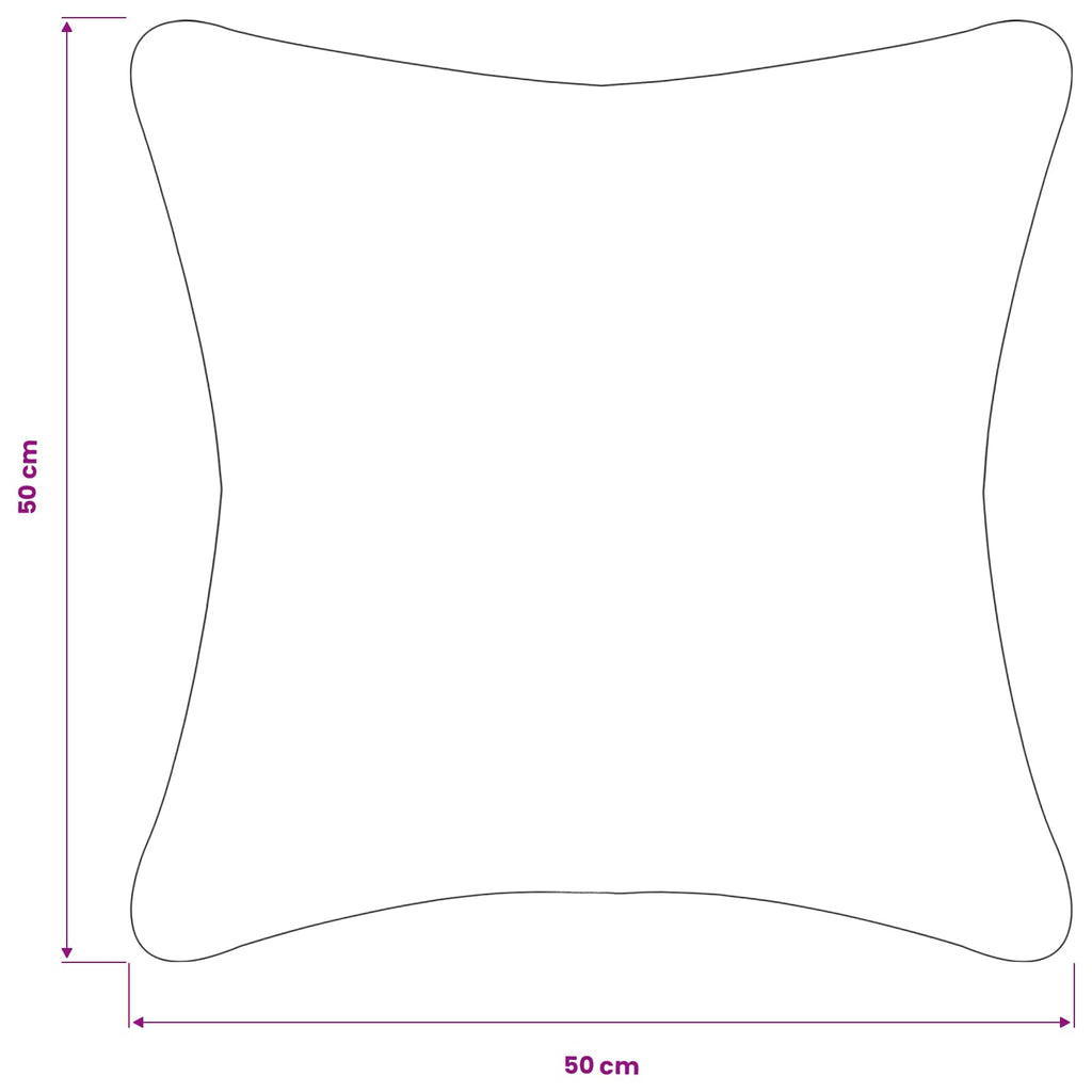 vidaXL Poszewka na poduszkę 12 pcs HEERLEN Ciemnozielony 50 x 50 cm