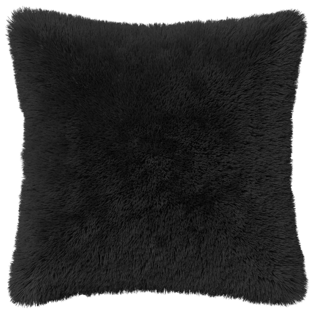 vidaXL Poszewka na poduszkę 6 pcs HEERLEN Czarny 50 x 50 cm Fleece PV