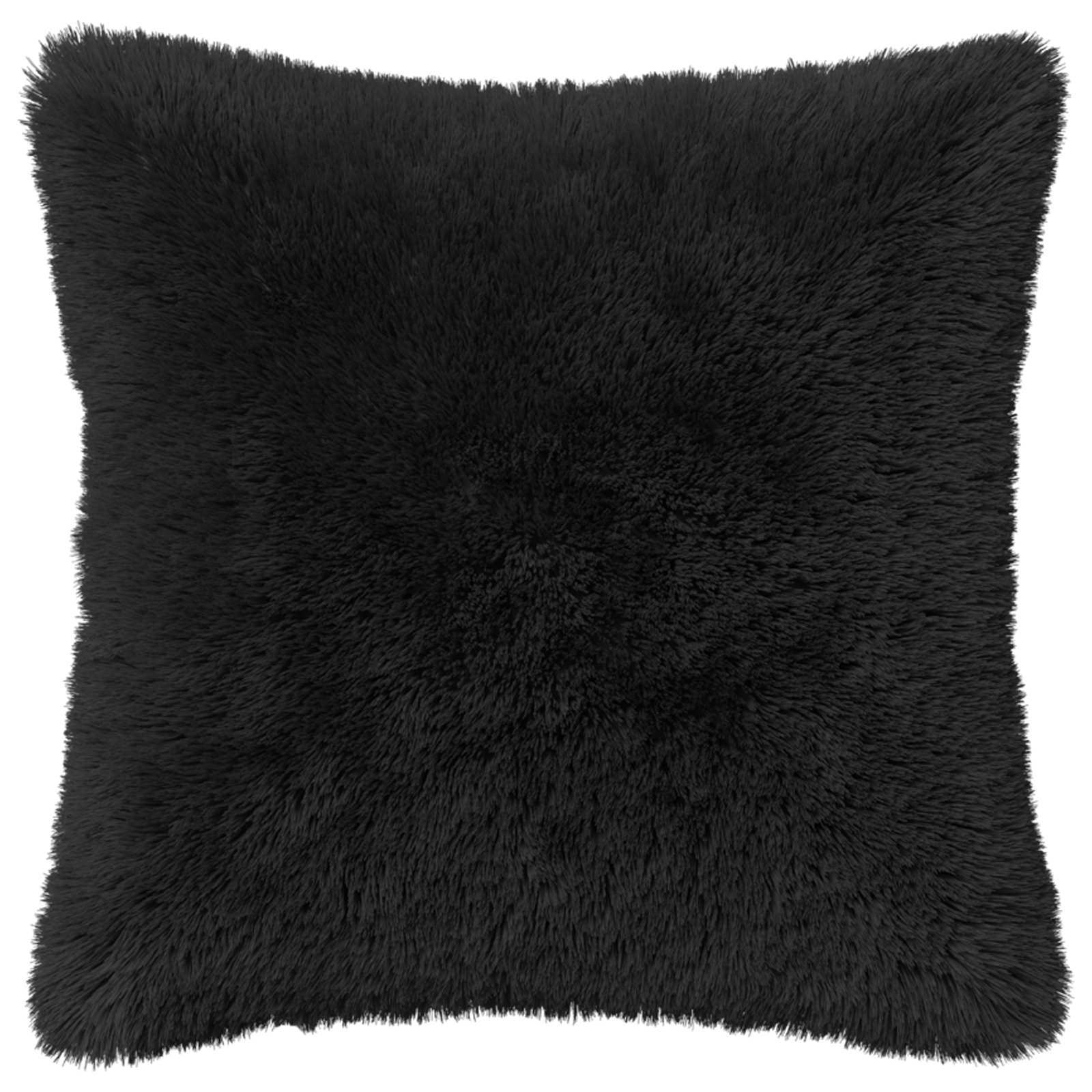 vidaXL Poszewka na poduszkę 12 pcs HEERLEN Czarny 50 x 50 cm Fleece PV