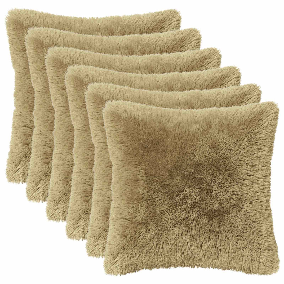 vidaXL Poszewka na poduszkę 6 pcs HEERLEN Jasnozielony 50 x 50 cm