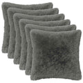 vidaXL Poszewka na poduszkę 6 pcs HEERLEN jasnoszary 50 x 50 cm