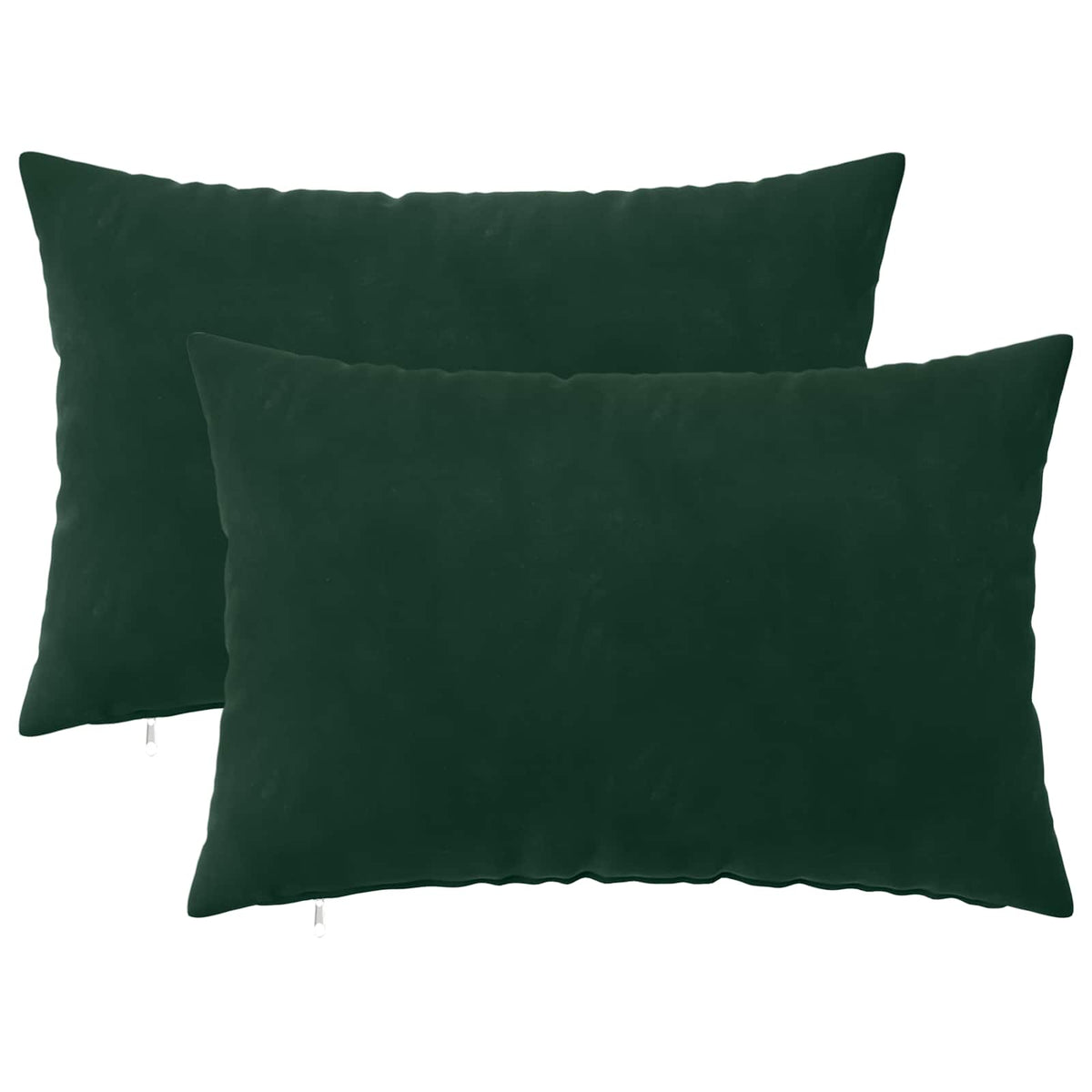vidaXL Poszewka na poduszkę 2 pcs HEERLEN Ciemnozielony 50 x 70 cm