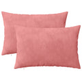 vidaXL Poszewka na poduszkę 2 pcs HEERLEN różowy 50 x 70 cm Welur