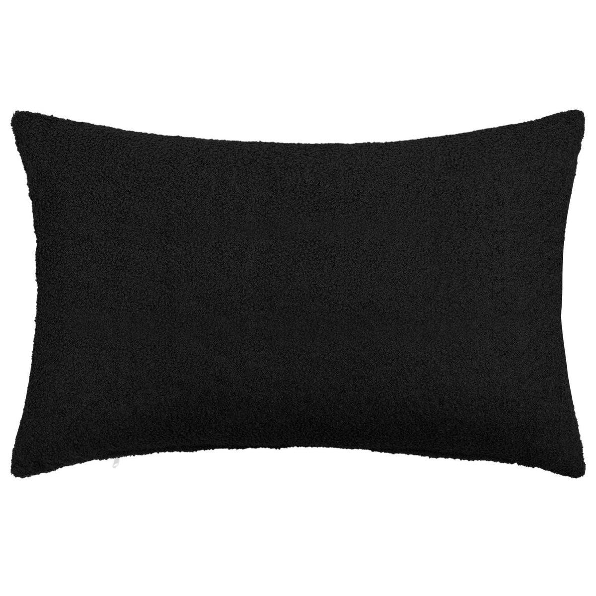 vidaXL Poszewka na poduszkę 2 pcs HEERLEN Czarny 50 x 70 cm Bouclé