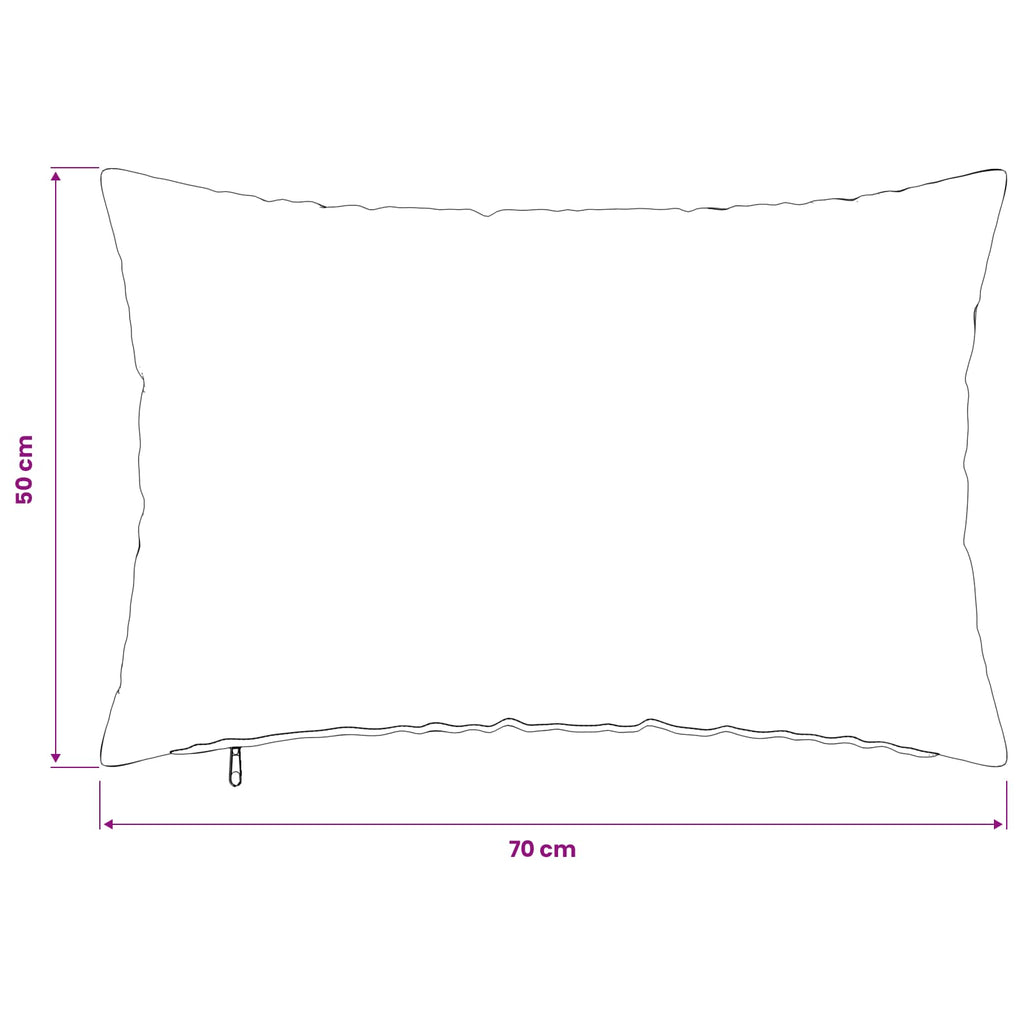 vidaXL Poszewka na poduszkę 2 pcs HEERLEN Czarny 50 x 70 cm Bouclé