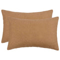 vidaXL Poszewka na poduszkę 2 pcs HEERLEN Beżowy 50 x 70 cm Bouclé