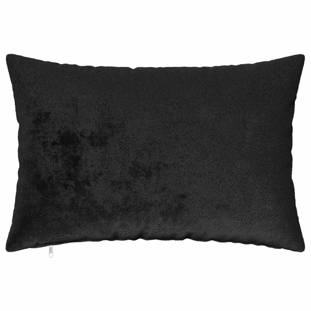 vidaXL Poszewka na poduszkę 2 pcs HEERLEN Czarny 50 x 70 cm Flanela