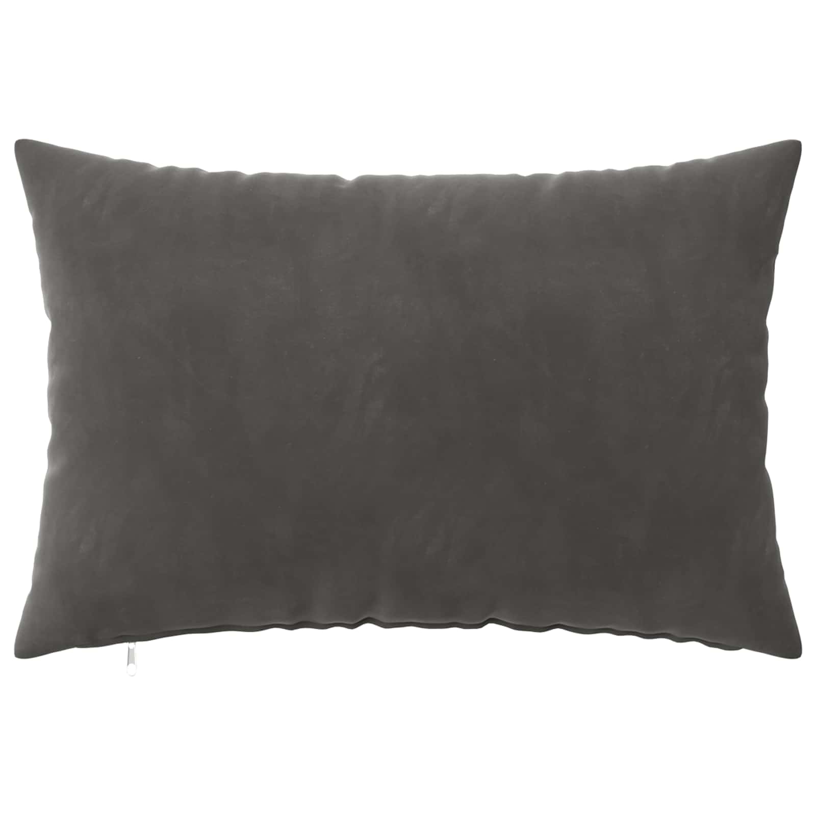 vidaXL Poszewka na poduszkę 2 pcs HEERLEN ciemnoszary 50 x 75 cm Welur
