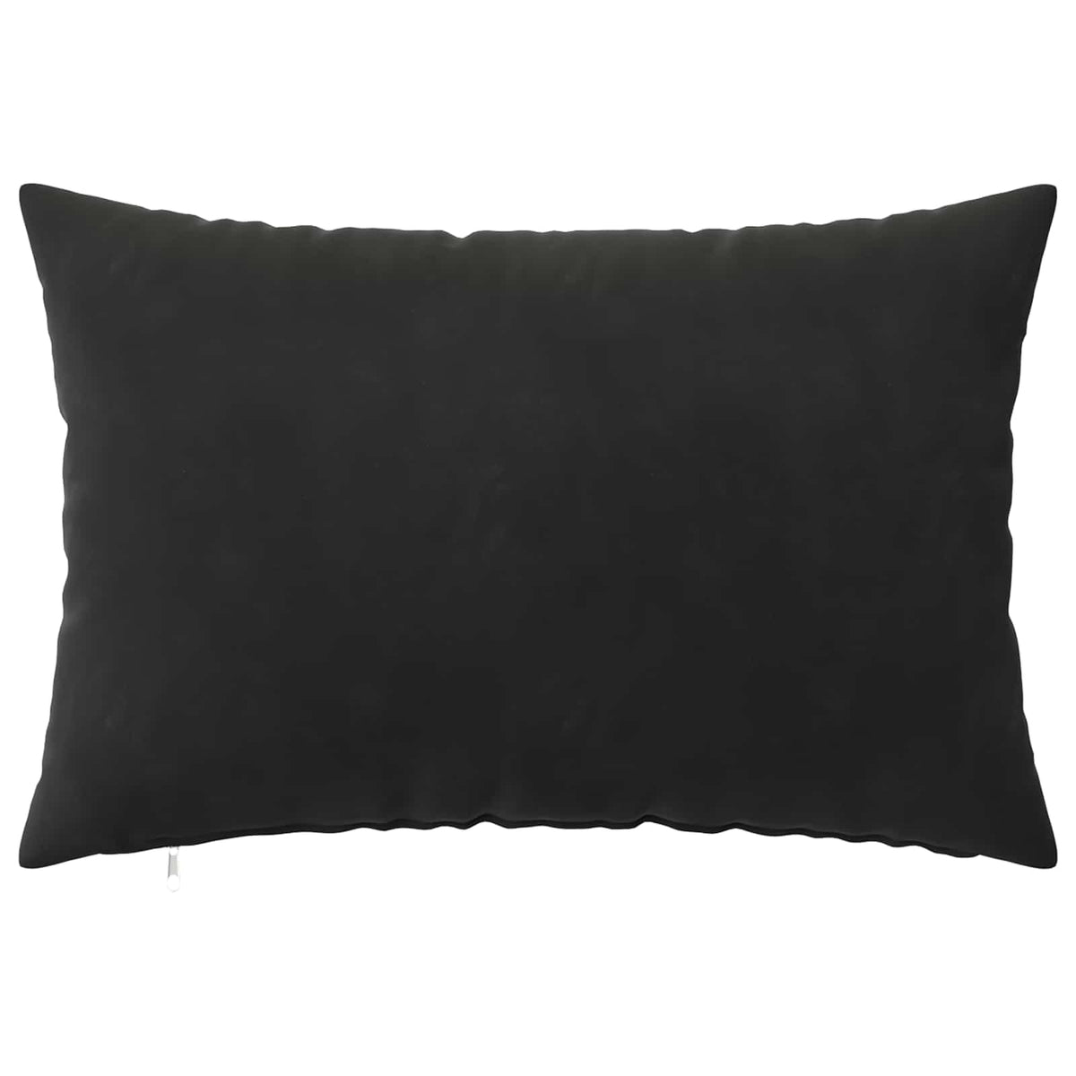 vidaXL Poszewka na poduszkę 2 pcs HEERLEN Czarny 50 x 75 cm Welur