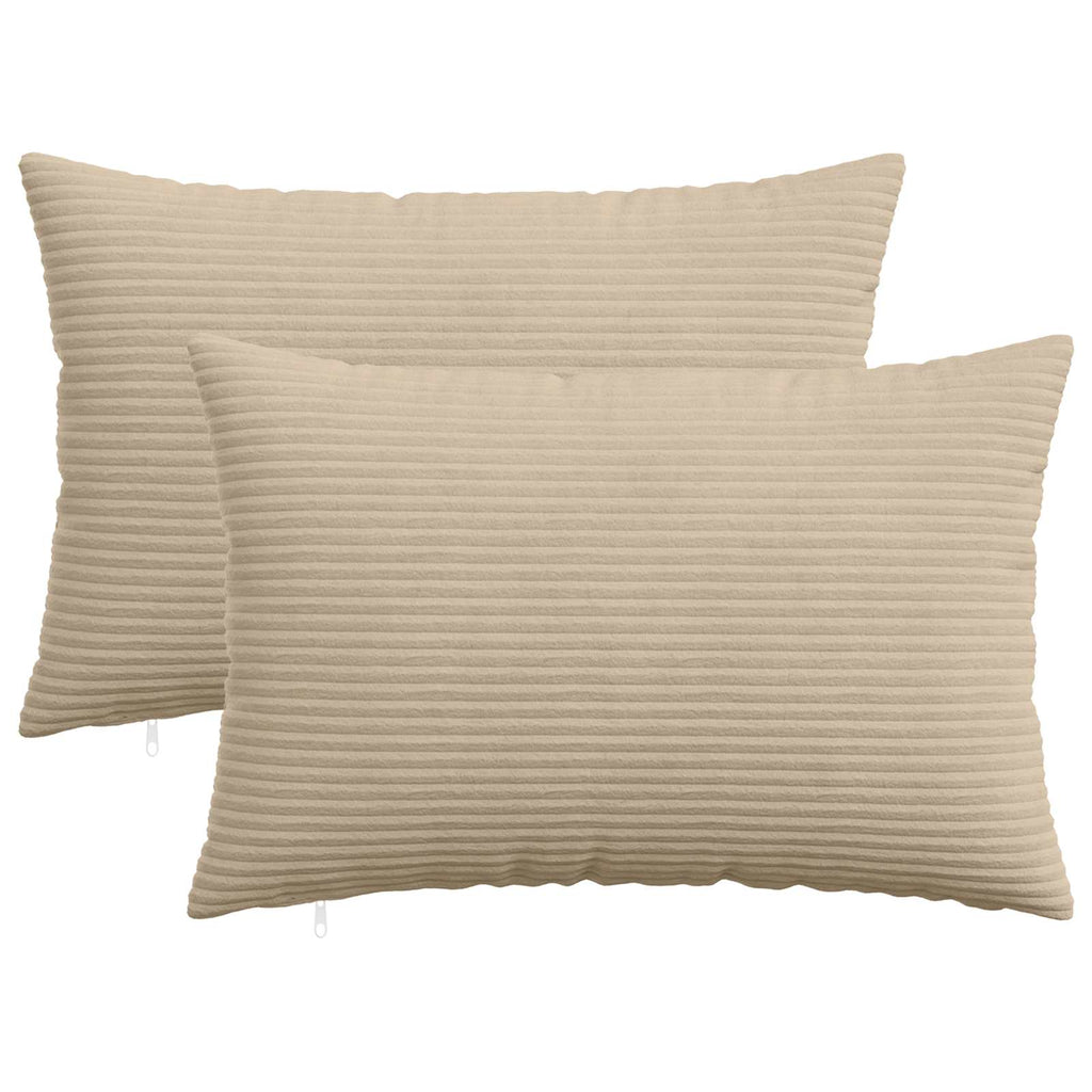 vidaXL Poszewka na poduszkę 2 pcs HEERLEN Ciemnoszary 50 x 75 cm