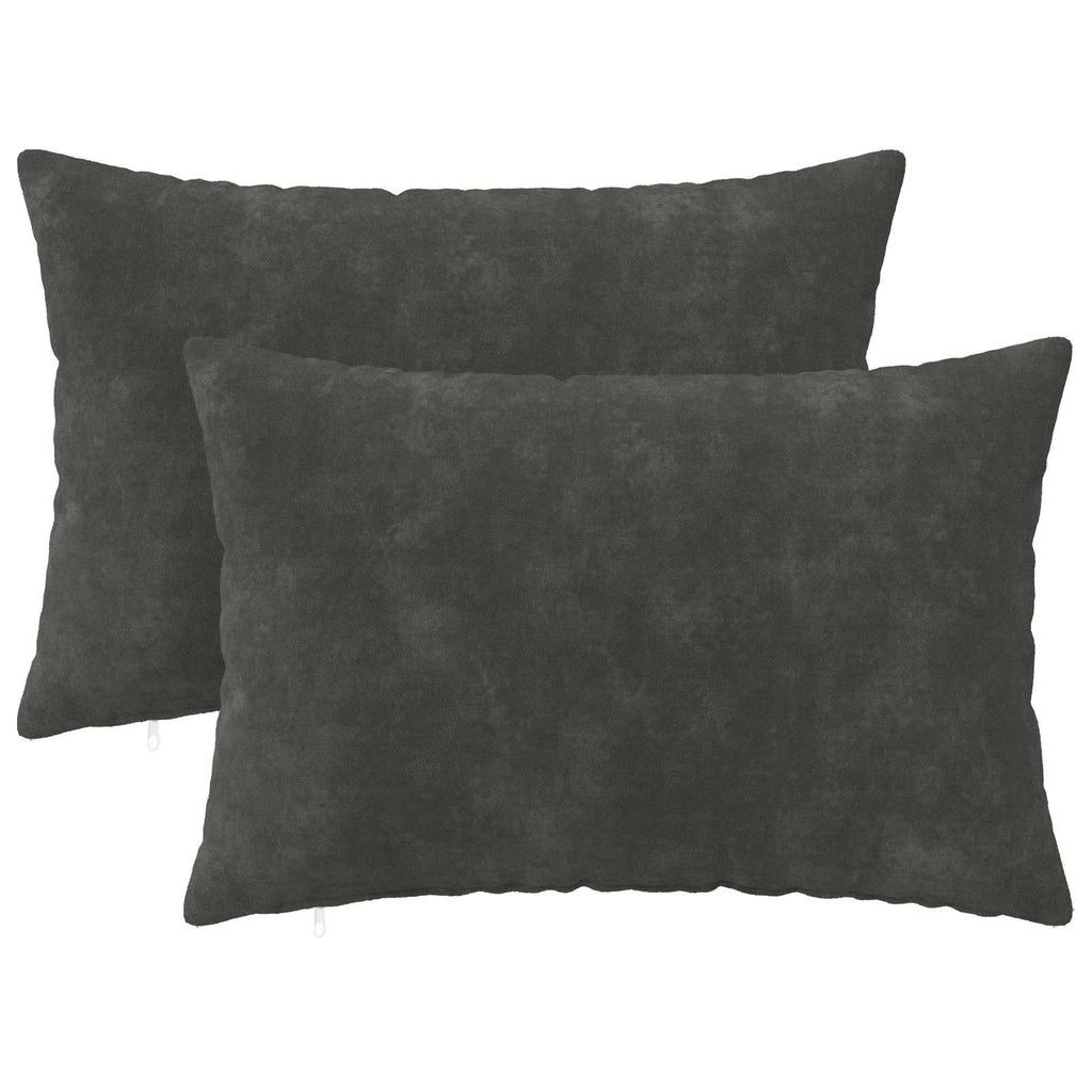 vidaXL Poszewka na poduszkę 2 pcs HEERLEN antracytowy 50 x 75 cm