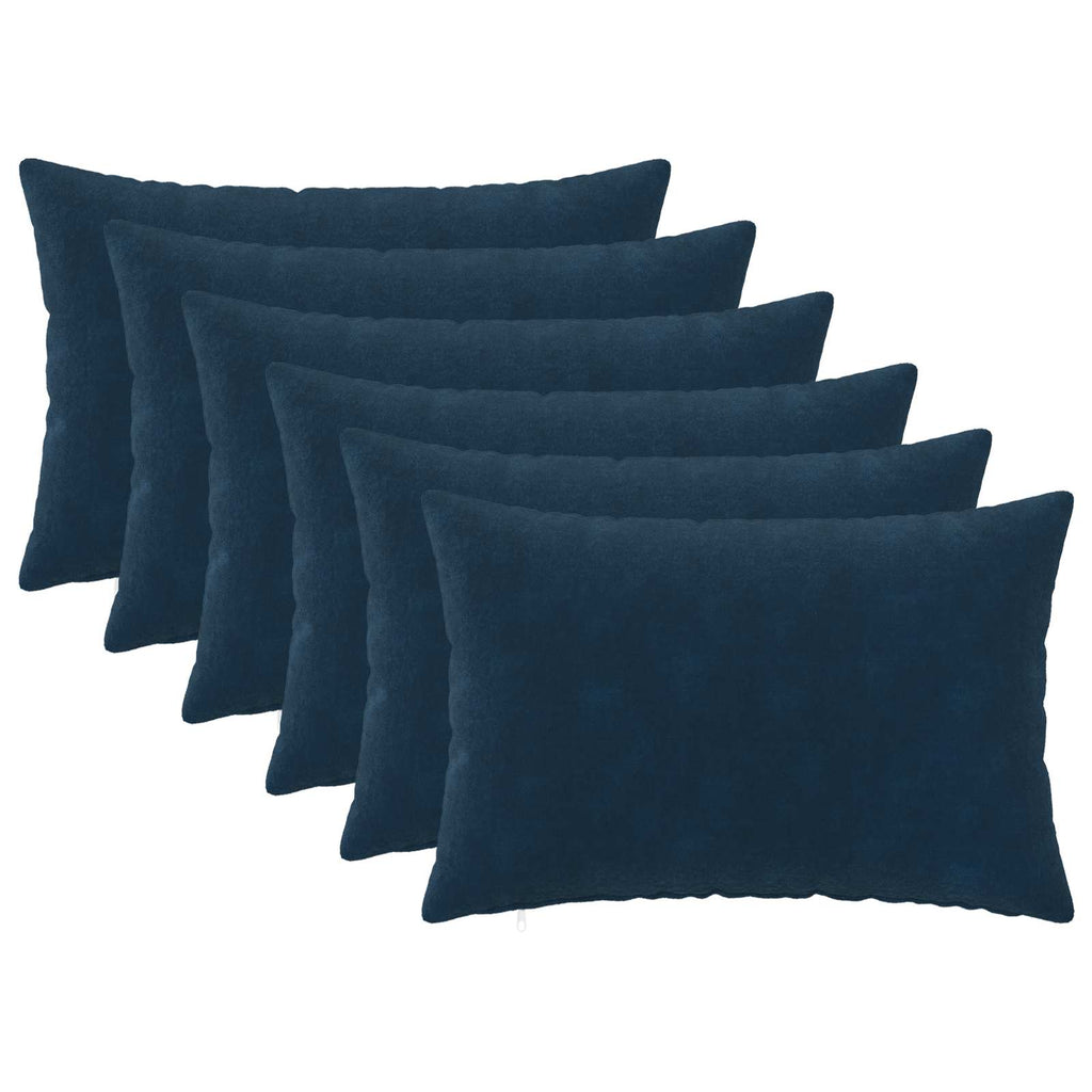 vidaXL Poszewka na poduszkę 6 pcs HEERLEN niebieski 50 x 75 cm