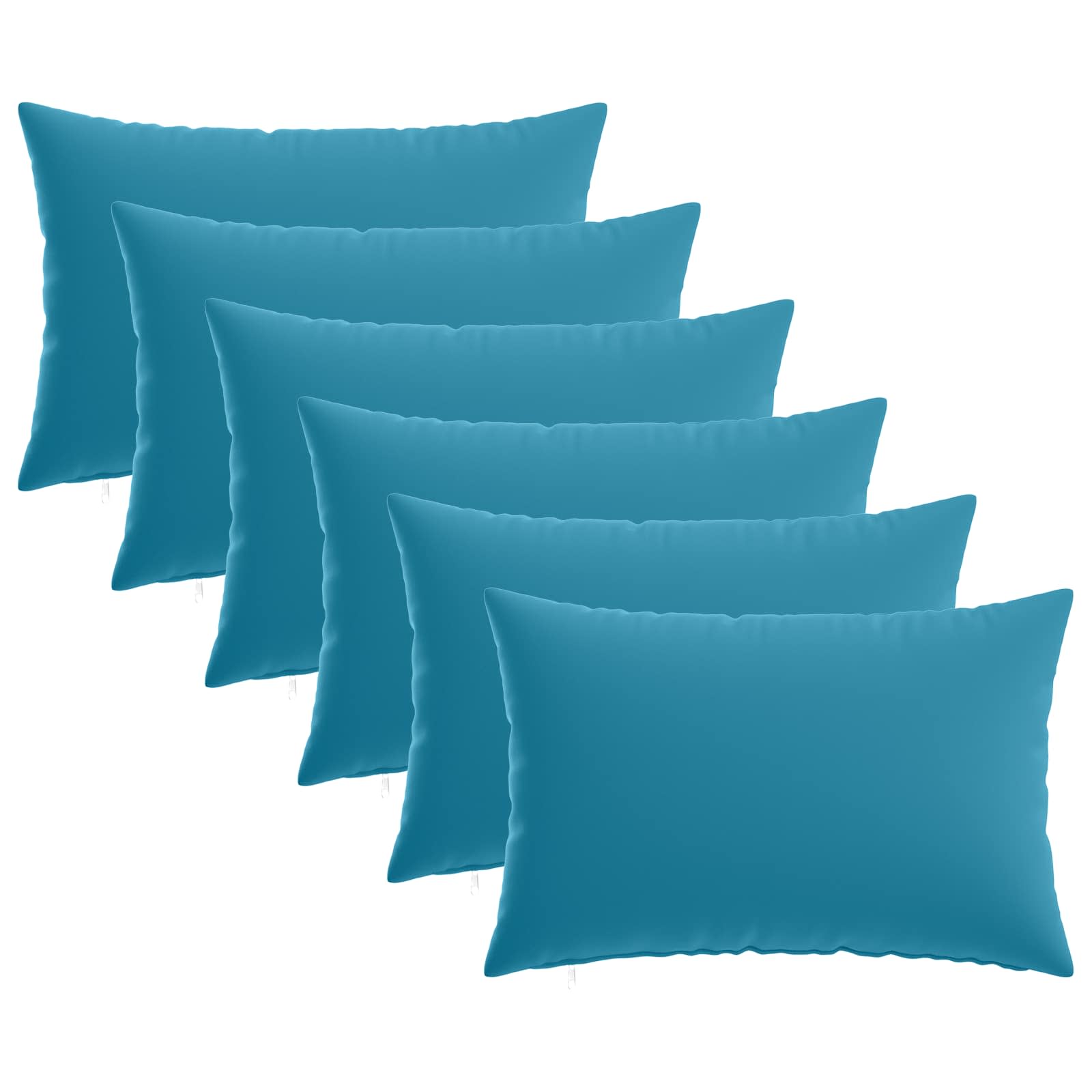 vidaXL Poszewka na poduszkę 6 pcs HEERLEN Jasnoniebieski 50 x 75 cm