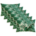 vidaXL Poszewka na poduszkę 6 pcs HEERLEN motyw liści 50 x 75 cm