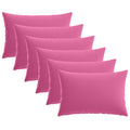 vidaXL Poszewka na poduszkę 6 pcs HEERLEN różowy 50 x 75 cm Poliester