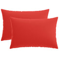 vidaXL Poszewka na poduszkę 2 pcs HEERLEN czerwony 50 x 75 cm