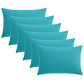 vidaXL Poszewka na poduszkę 6 pcs HEERLEN Turkusowy 50 x 75 cm