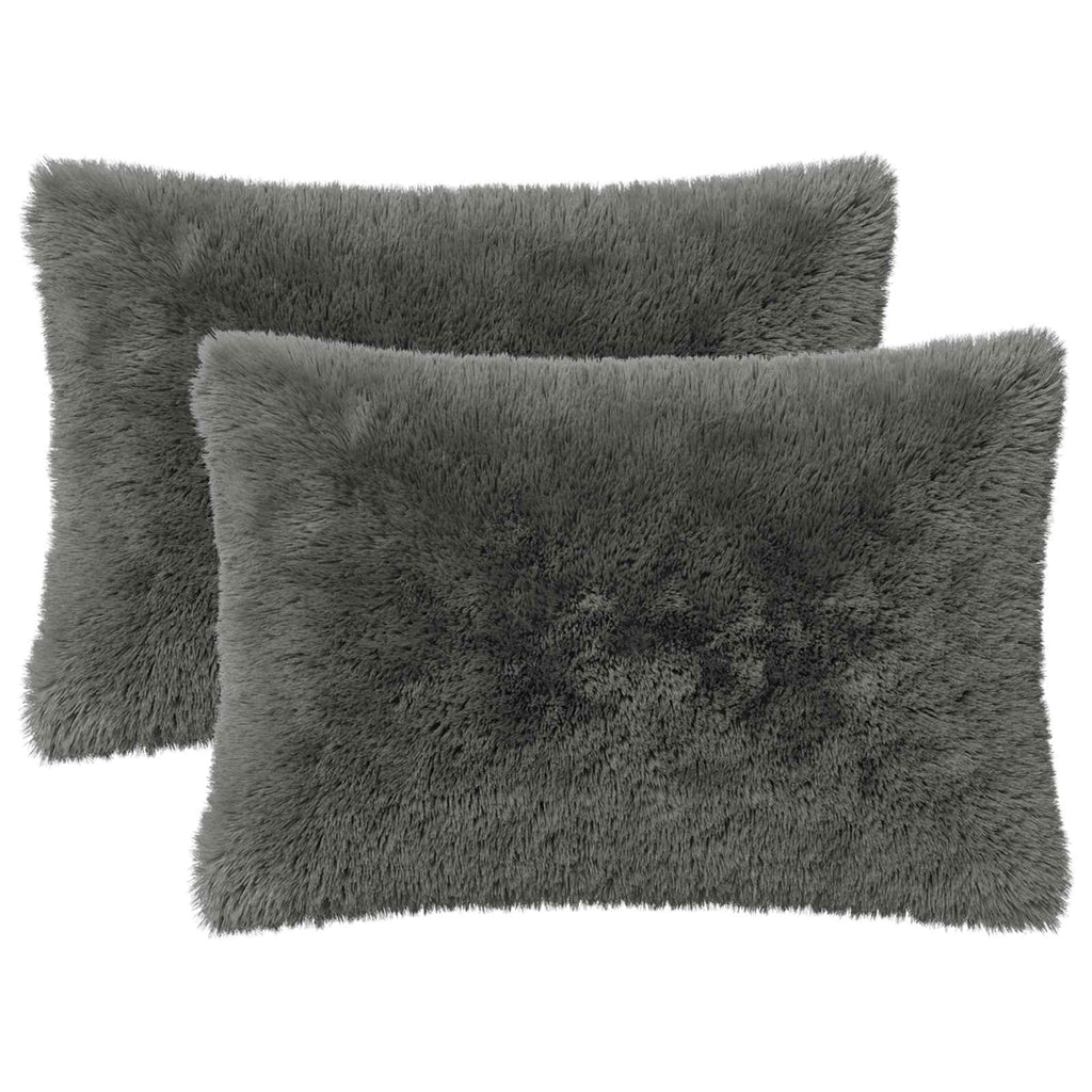 vidaXL Poszewka na poduszkę 2 pcs HEERLEN jasnoszary 50 x 75 cm