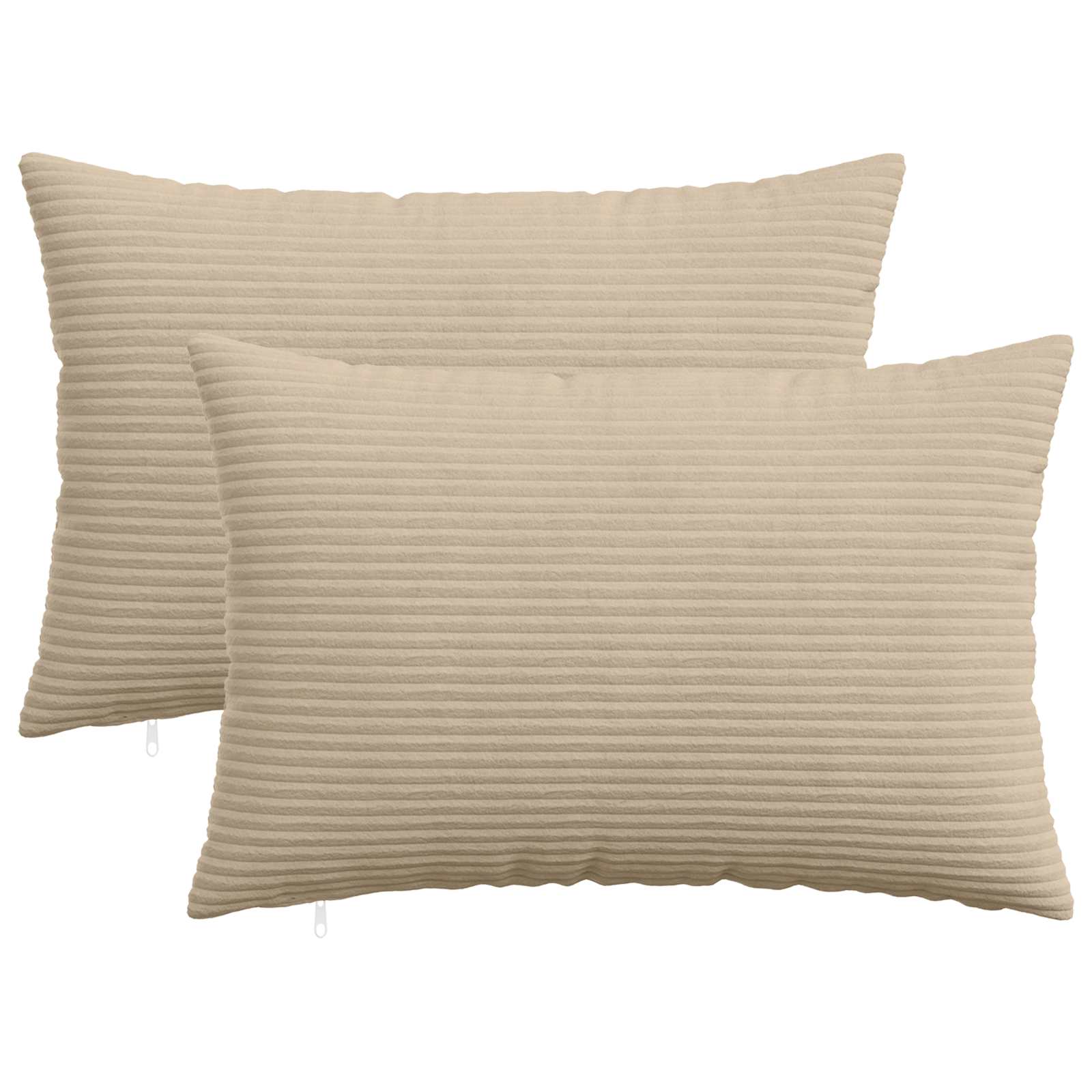 vidaXL Poszewka na poduszkę 2 pcs HEERLEN Ciemnoszary 50 x 80 cm