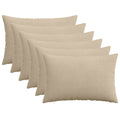 vidaXL Poszewka na poduszkę 6 pcs HEERLEN Ciemnoszary 50 x 80 cm
