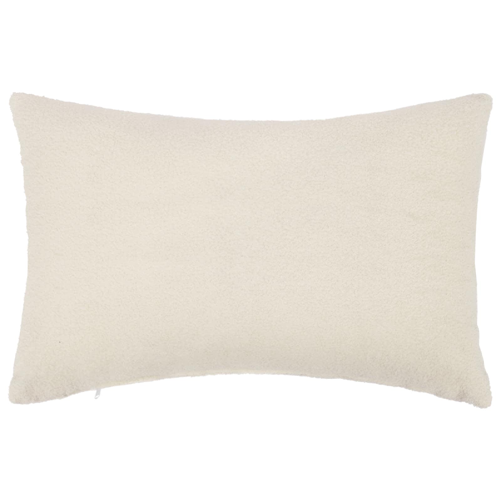 vidaXL Poszewka na poduszkę 2 pcs HEERLEN kremowy 50 x 80 cm Bouclé