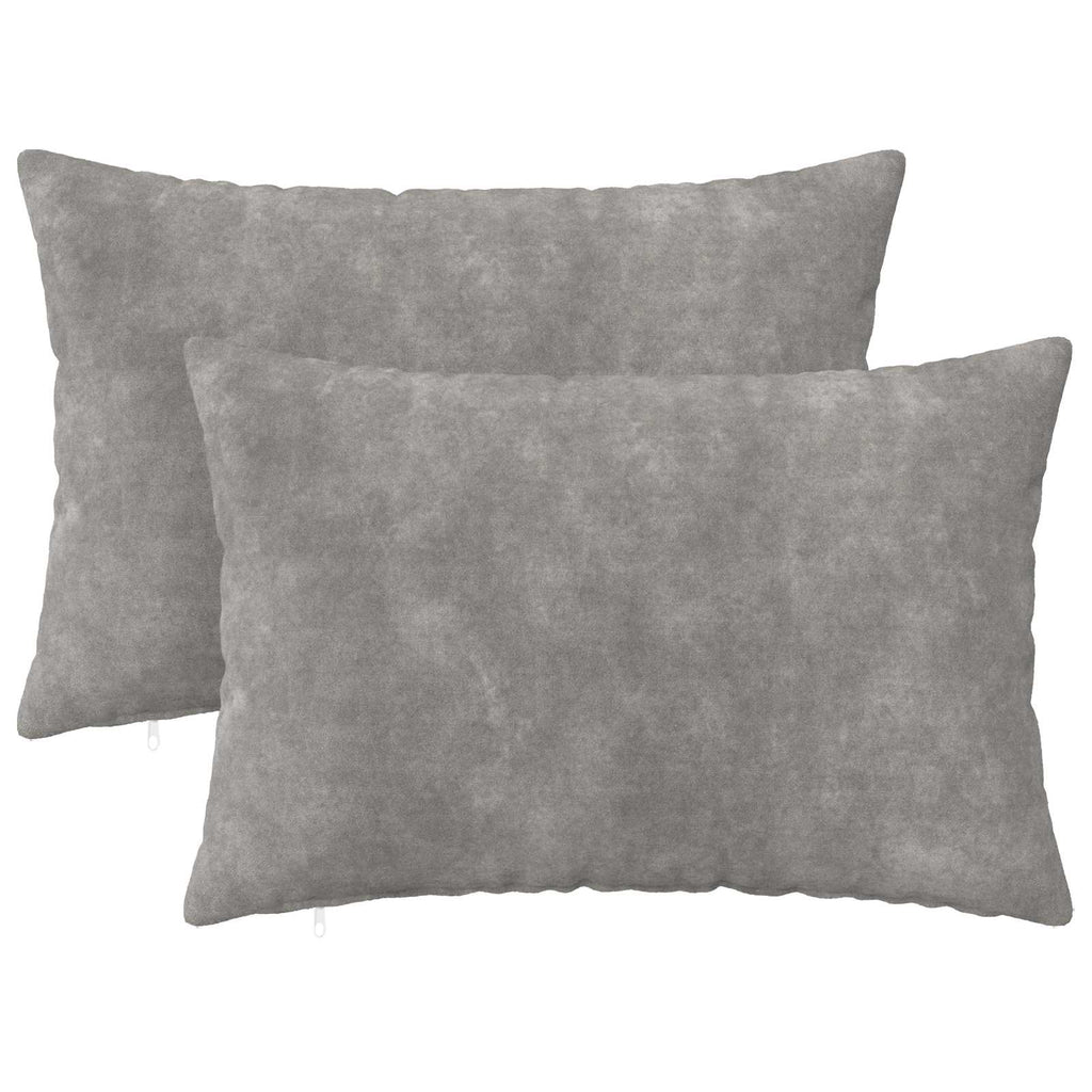 vidaXL Poszewka na poduszkę 2 pcs HEERLEN jasnoszary 50 x 80 cm