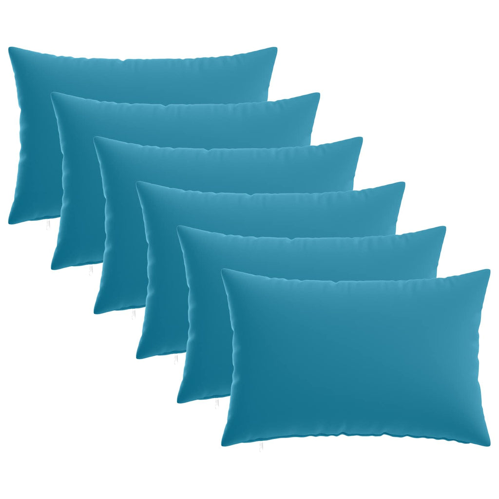 vidaXL Poszewka na poduszkę 6 pcs HEERLEN Jasnoniebieski 50 x 80 cm