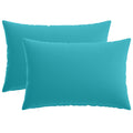 vidaXL Poszewka na poduszkę 2 pcs HEERLEN Turkusowy 50 x 80 cm