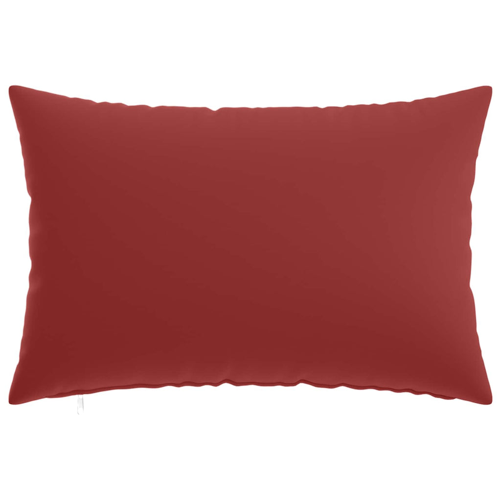 vidaXL Poszewka na poduszkę 2 pcs HEERLEN Czerwone wino 50 x 80 cm