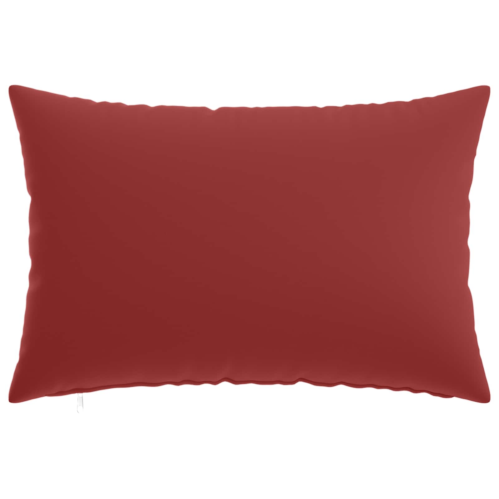 vidaXL Poszewka na poduszkę 2 pcs HEERLEN Czerwone wino 50 x 80 cm