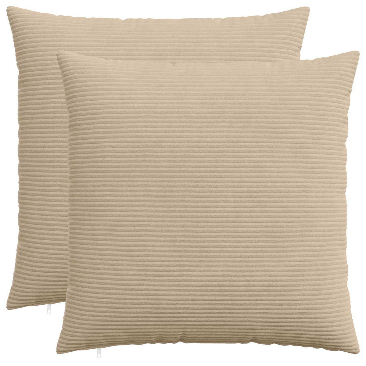 vidaXL Poszewka na poduszkę 2 pcs HEERLEN Ciemnoszary 55 x 55 cm
