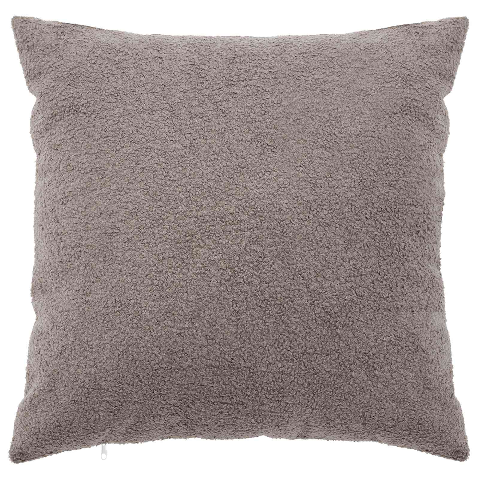 vidaXL Poszewka na poduszkę 2 pcs HEERLEN jasnoszary 55 x 55 cm Bouclé