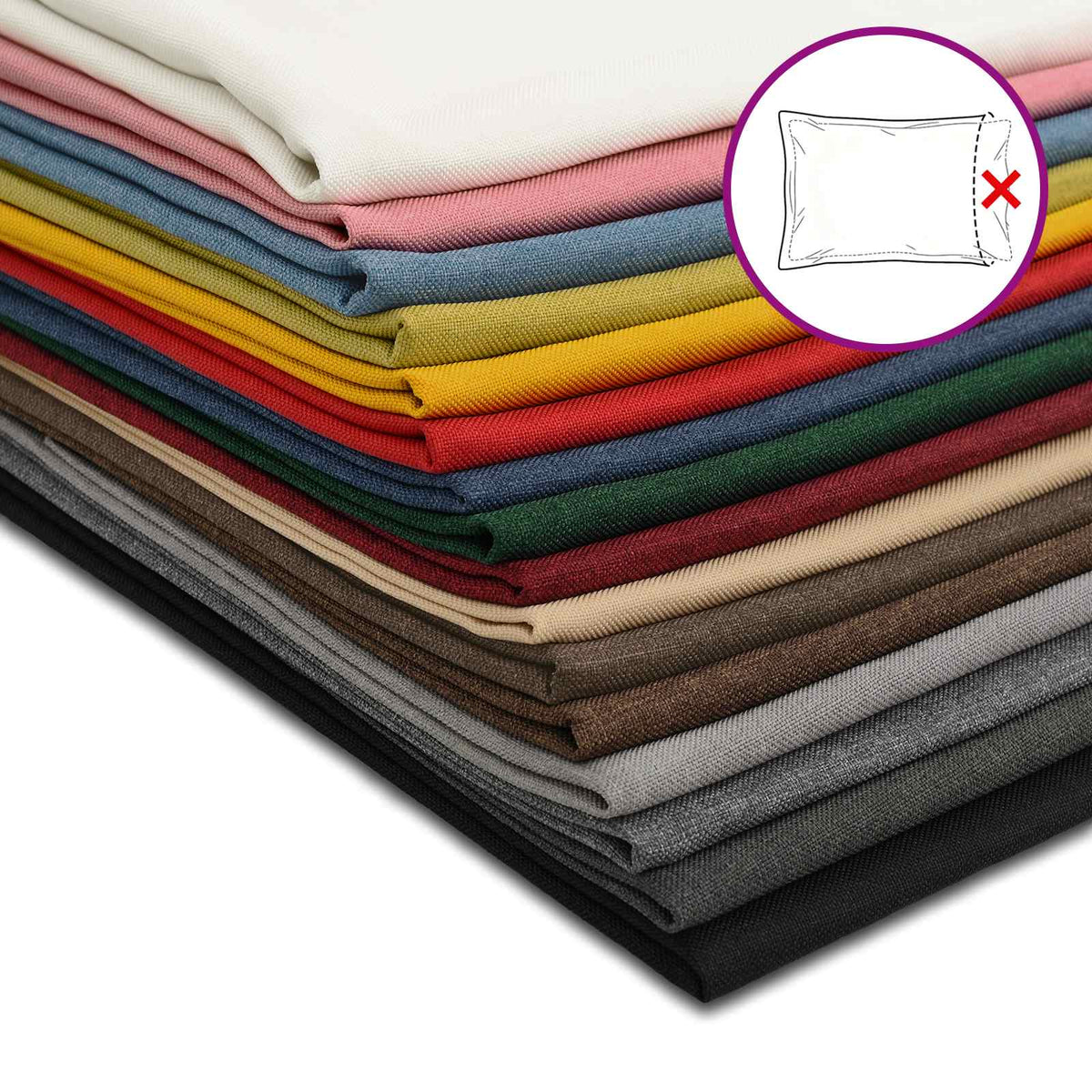 vidaXL Poszewka na poduszkę 2 szt. HEERLEN Ciemnozielony 60 x 60 cm
