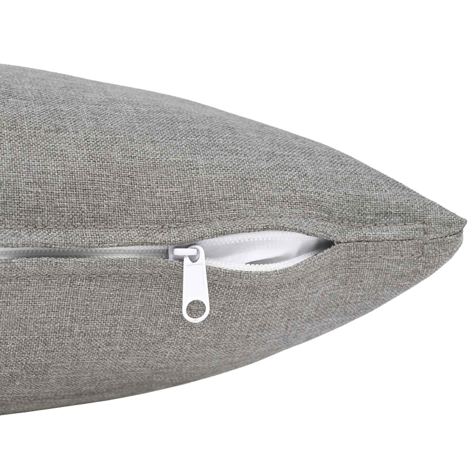 vidaXL Poszewka na poduszkę 2 szt. HEERLEN Szary chmur 60 x 60 cm