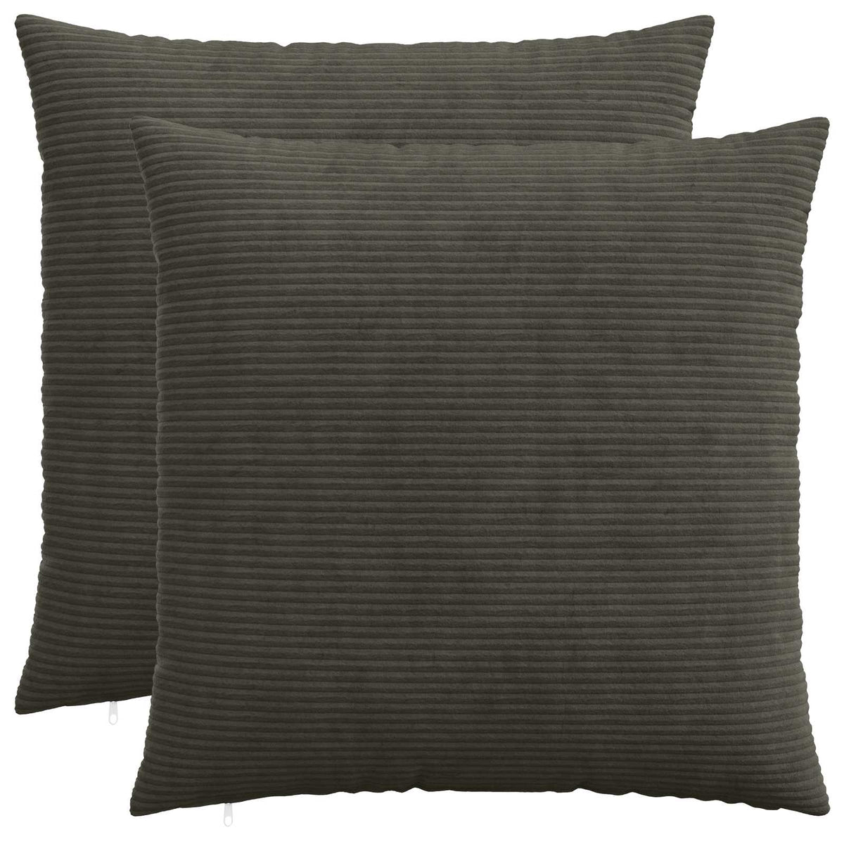 vidaXL Poszewka na poduszkę 2 pcs HEERLEN antracytowy 60 x 60 cm