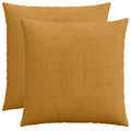 vidaXL Poszewka na poduszkę 2 pcs HEERLEN żółty 60 x 60 cm sztruks