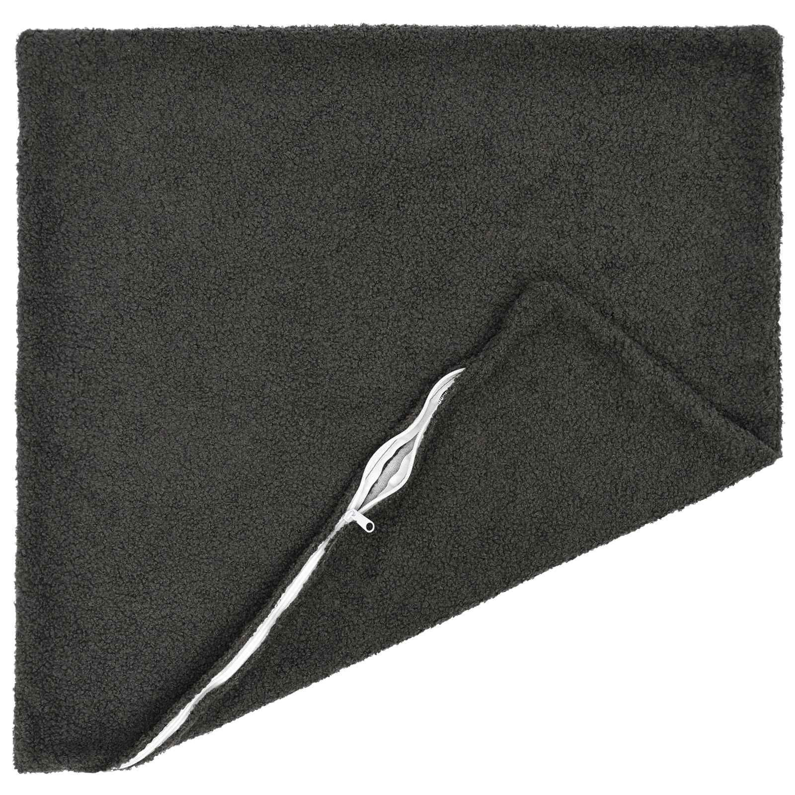 vidaXL Poszewka na poduszkę 2 pcs HEERLEN ciemnoszary 60 x 60 cm