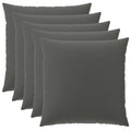 vidaXL Poszewka na poduszkę 6 pcs HEERLEN antracytowy 60 x 60 cm