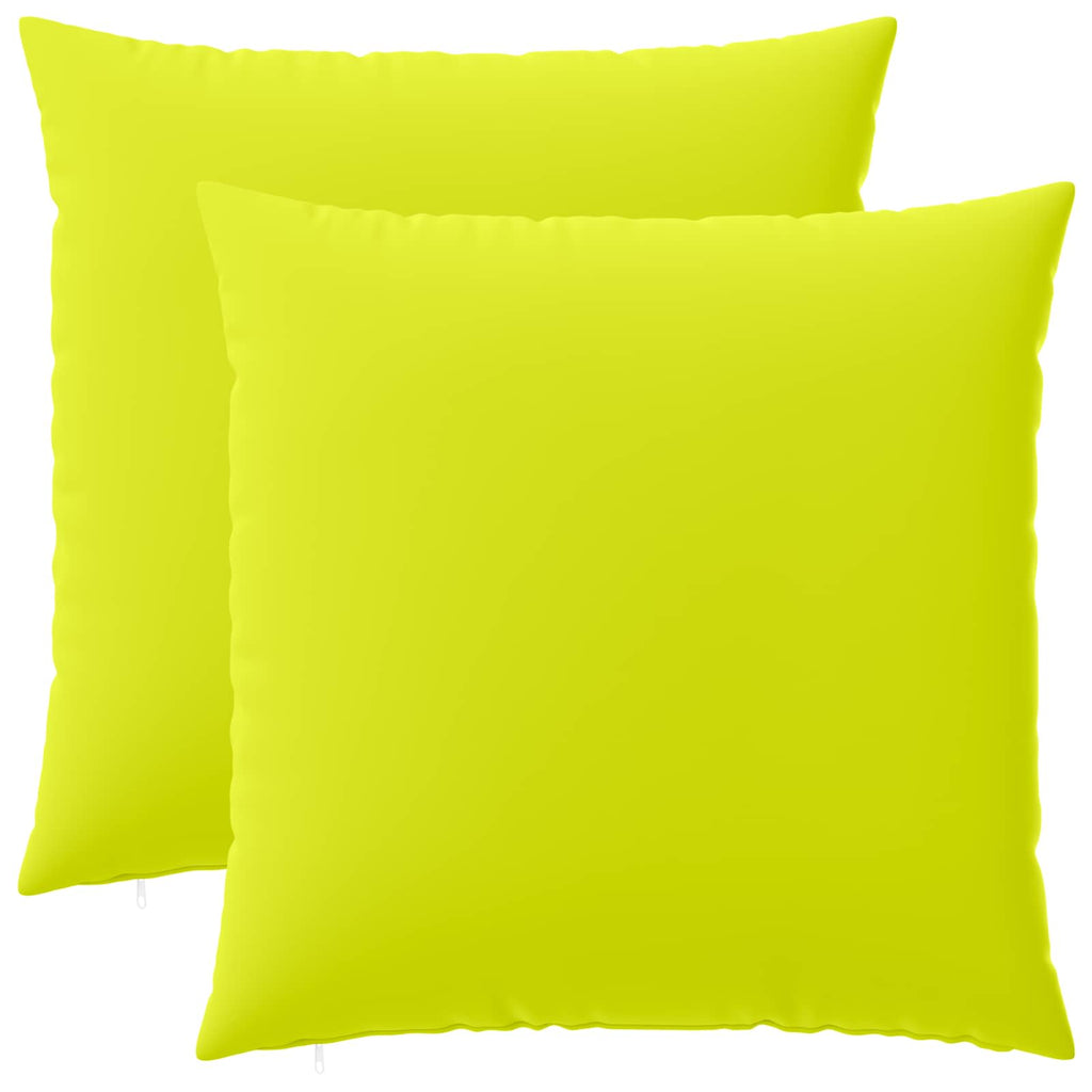 vidaXL Poszewka na poduszkę 2 pcs HEERLEN Jasnozielony 60 x 60 cm