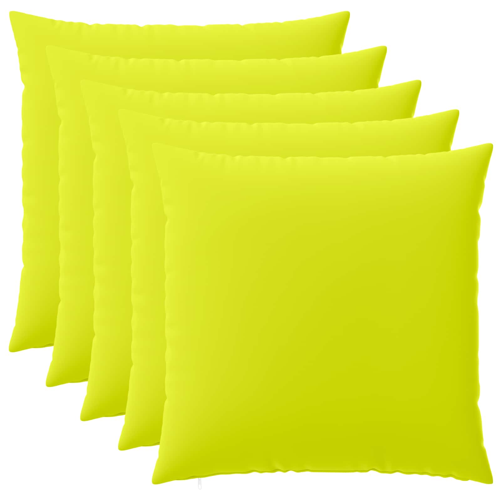 vidaXL Poszewka na poduszkę 6 pcs HEERLEN Jasnozielony 60 x 60 cm