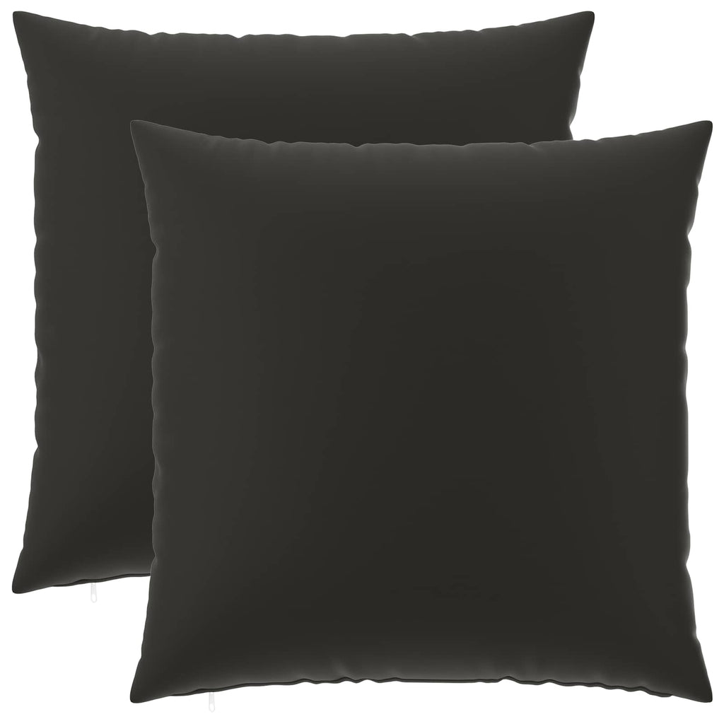 vidaXL Poszewka na poduszkę 2 pcs HEERLEN Czarny 60 x 60 cm Poliester